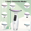 New Face And Neck Massager, 7-color LED Face, USB Rechargeable, Women's Beauty And Skincare Tool, Thanksgiving Gift, Christmas Gift.