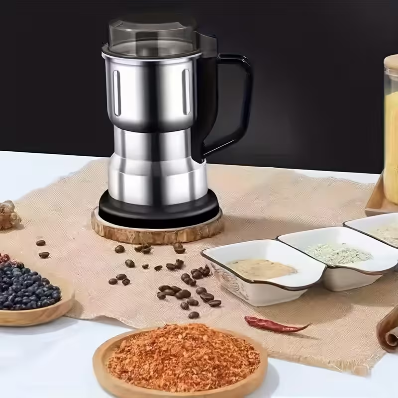 Kitchen Grinder And Blender, Grinding Mixing Machine, Universal Electric Grinder for Kitchen, New Powder Mill, Multifunctional Crusher, Home Ultra-Fine Grinding Grains And Spices Powder Machine, Grains And Spices Powder Machine