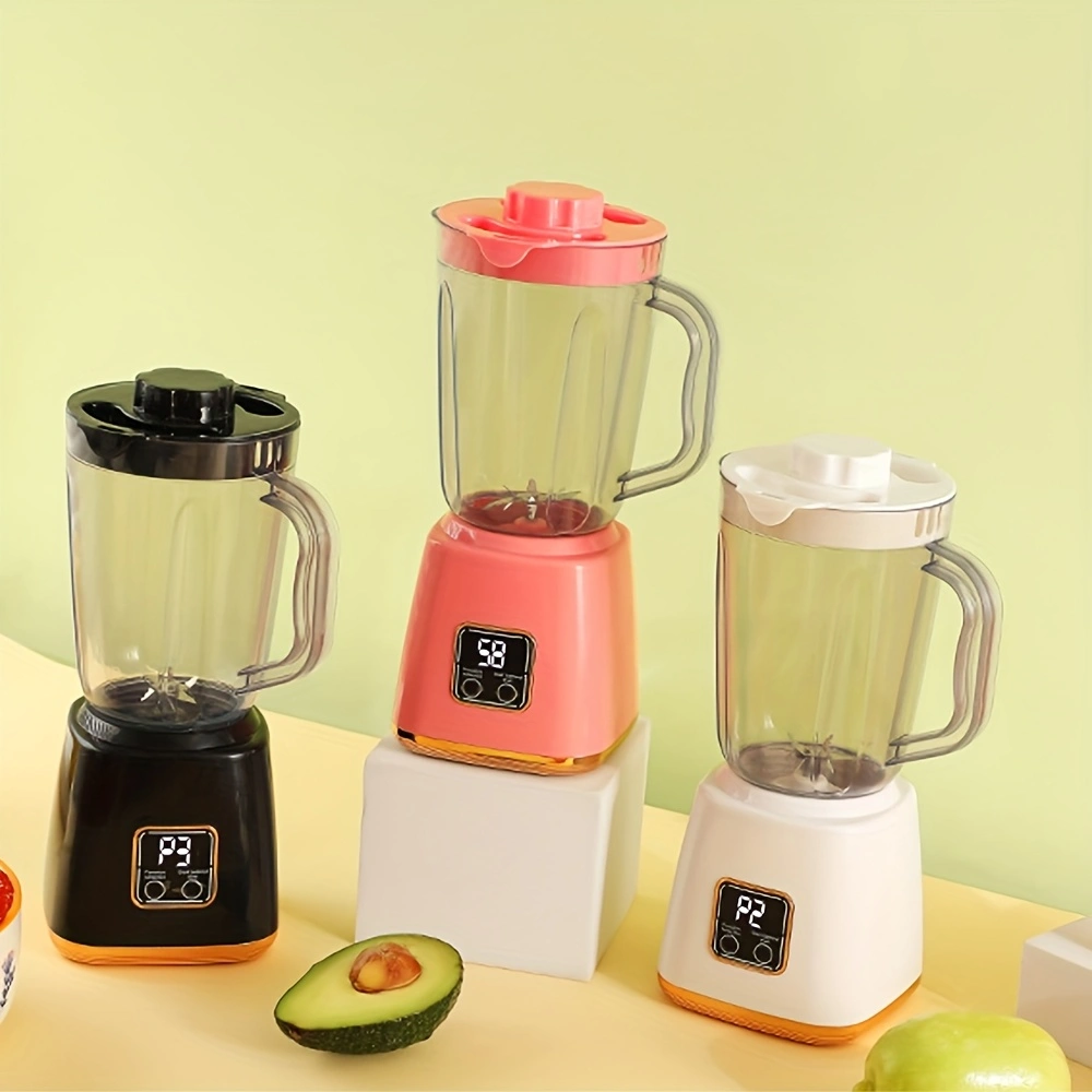 This multi-functional household food processor/food blender/juicer/vegetable blender features a 10-blade stainless steel blade, one-button start, rapid juicing, and a cordless, convenient design.