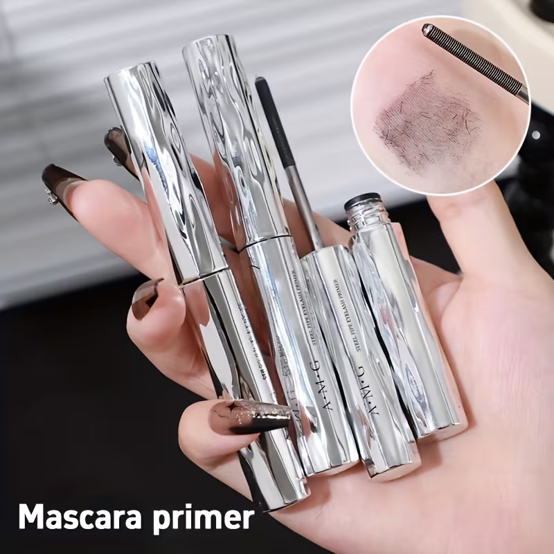Waterproof A·M·G Mascara Volume and Length - Black Mascara That Cares for Every Lash, Making Them Defined, Long, Curled, Clump-free, Long-lasting, Waterproof, and Sweatproof. Easy to Apply, Suitable for Parties and Music Festivals. A Festive Makeup