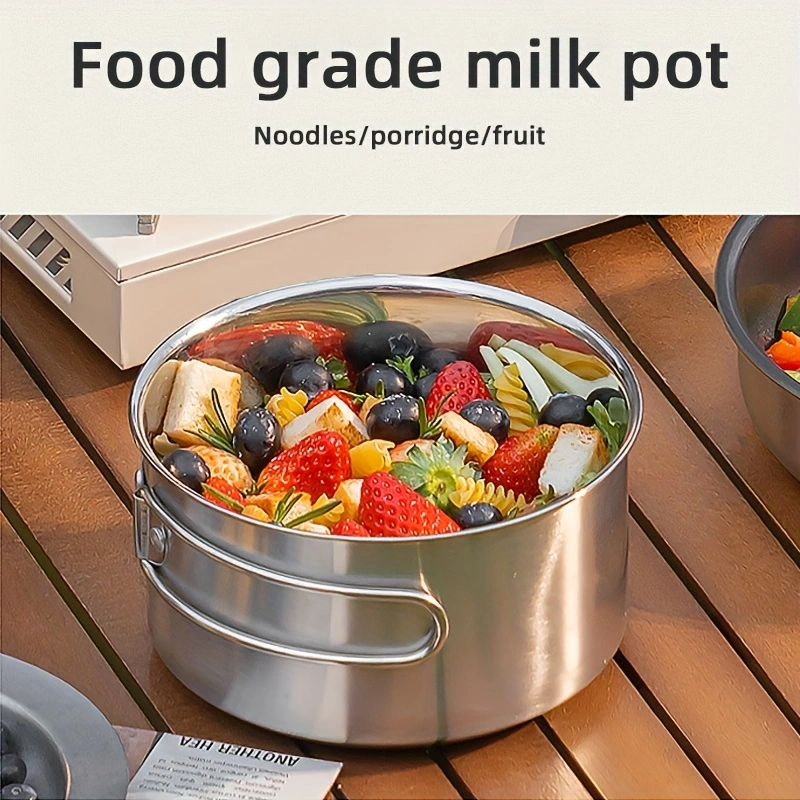 Portable Multifunctional Folding Pot – Outdoor Single Pot / Cooking Pot