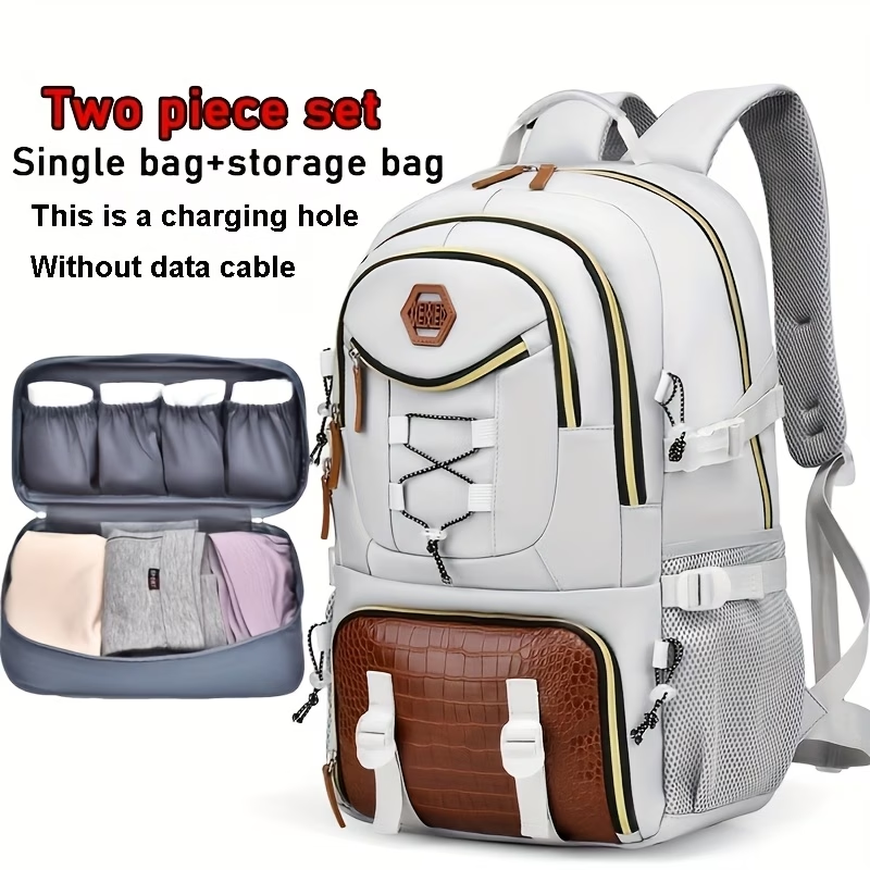 New Multifunctional Men's Fashion Backpack for Short Trips, Business Travel Bag with Multiple Pockets and Large Capacity, Laptop-Friendly, Stylish Casual Shoulder Bag, Commuter Bag, Overnight Stay Bag, Perfect for Students, Work, School