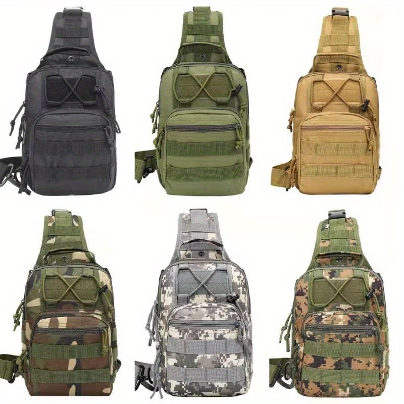Outdoor Sports Men's Chest Bag, Crossbody/Handheld Multi-functional Tactical Small Chest Bag, Unisex