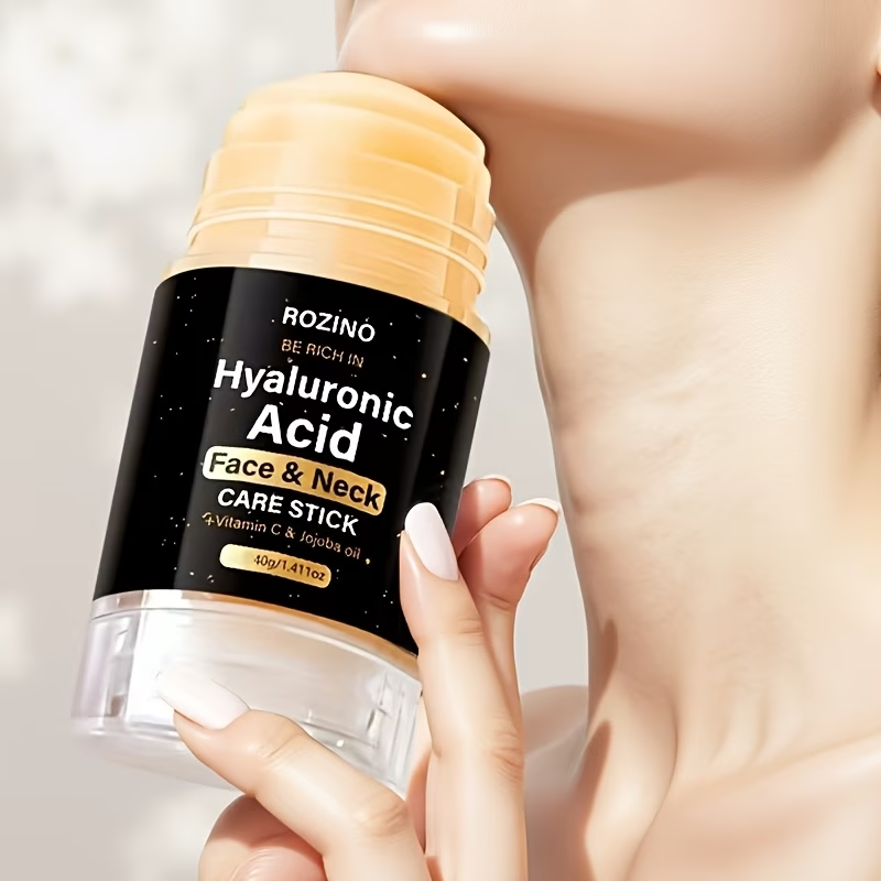 5s Moisturizing, 1.411oz Hyaluronic Acid Facial and Neck Care Stick, Deep Moisturizing, Brighten Skin, 0 Stickiness, Make the Skin Appear Lighter, Create a More Even-looking Light Beige, Convenient, Face, Neck, Hands, Feet, Summer, Men, Women, Gifts