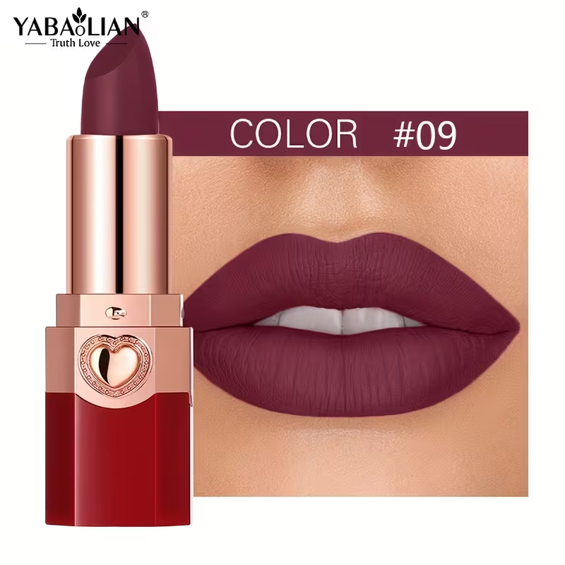 12 Colors High Pigment Long Lasting Lipstick | Waterprrof Cosmetic Matte Lipstick