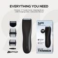 Professional Body Hair Trimmer with IPX6 Rating And Replaceable Blades. Electric Groin And Body Hair Trimmer for Men, Featuring a Replaceable Ceramic Blade for Grooming, Ideal for Male Shaving And Female Bikini Trimming