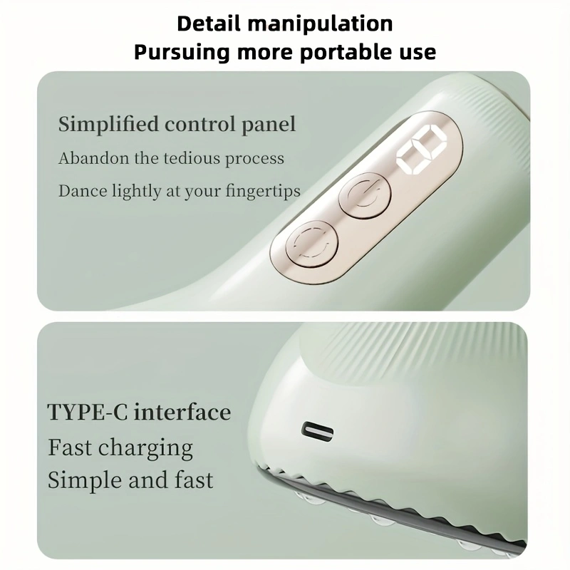 Electric Gua Sha device, home massager, massage heating, 9 temperature settings, ultra-long battery life
