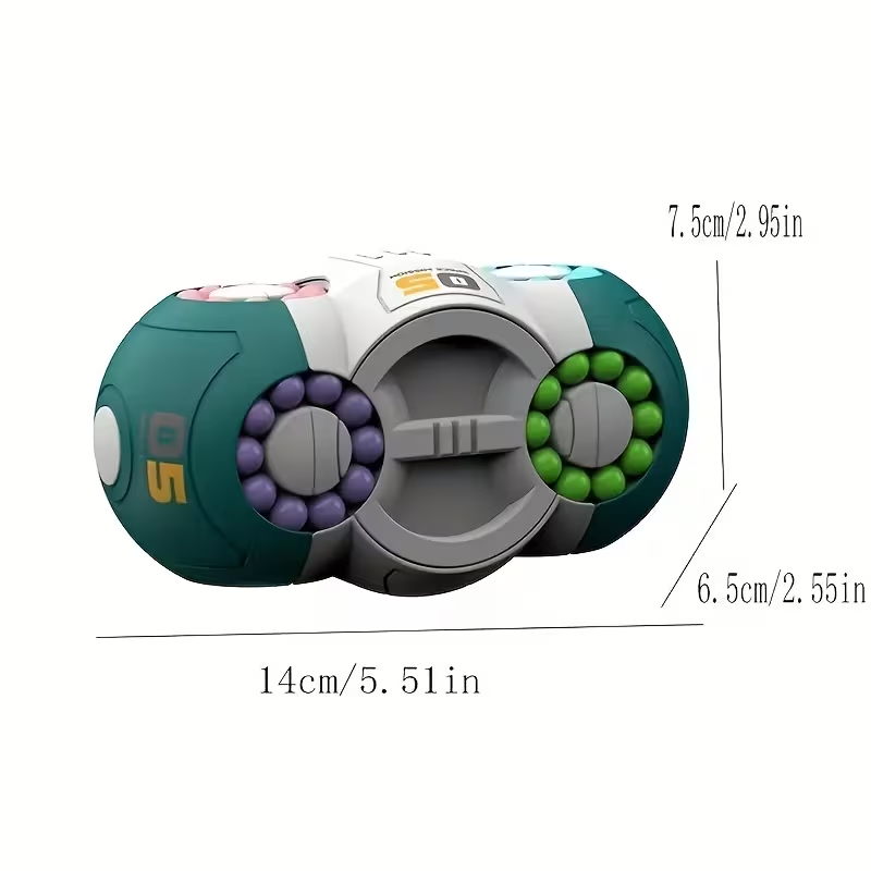 Magic Beans Stress Relief Toy, 3D Multifaceted Space Magic Beans Fingertip Puzzle Toy, Cube Toy, an Interesting Ideal