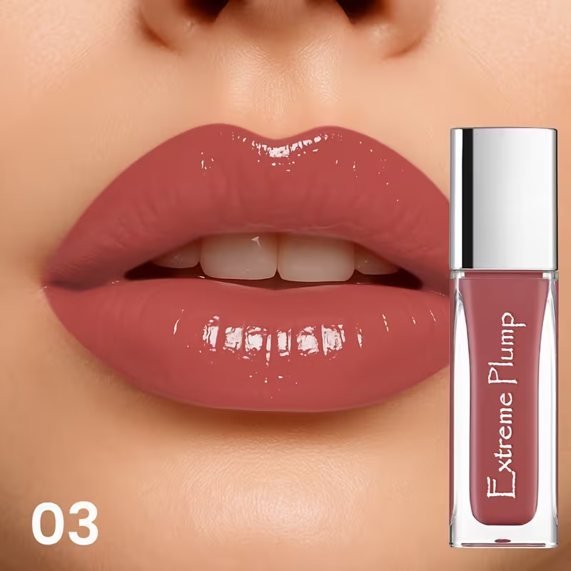 Water-Glow Mirror-like Lip Gloss, Moisturizing and Hydrating, Water-Resistant and Sweat-Proof, Suitable for Daily Makeup, Gift for Women on Special Occasions