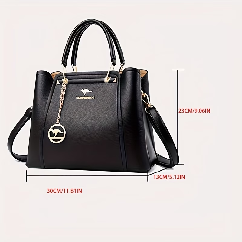 Single-Shoulder Women'S Bag 2025 New Style Tote Middle-Aged Handbag Versatile Elegant And Fashionable Mom Crossbody Bag