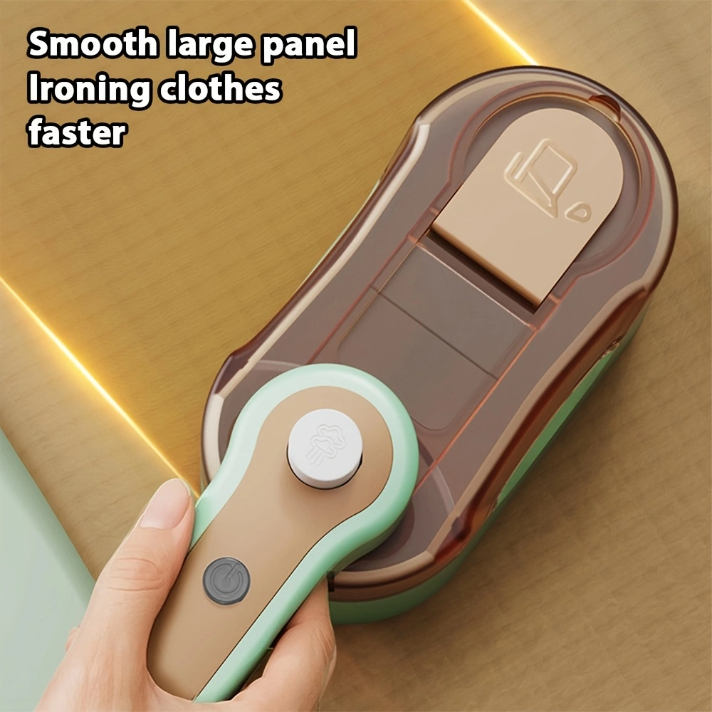Handheld hanging fast-heating electric iron, electric wrinkle-removing iron, voltage compatible (plug and play), with hanging hook for easy garment care, Type-C plug.