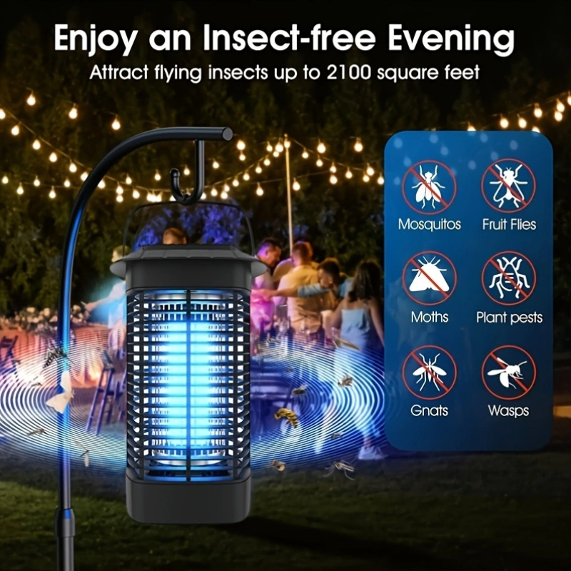 Inhalation electric shock mosquito killer physical mosquito repellent lamp