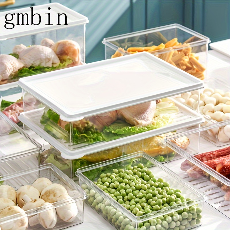 6pcs Plastic food storage containers