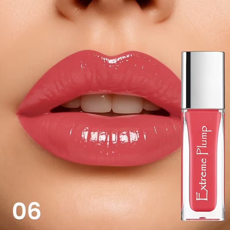 Water-Glow Mirror-like Lip Gloss, Moisturizing and Hydrating, Water-Resistant and Sweat-Proof, Suitable for Daily Makeup, Gift for Women on Special Occasions