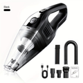 Car Vacuum Cleaner 5000pa Strong Suction, Powerful Handheld Wireless Vacuum Cleaner, USB Charging Long Working, Car Accessories For Men Women, Suitable For Cars, Homes, Offices, Pet Hair Cleaning