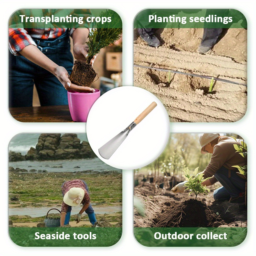 Stainless steel flat shovel, gardening tools