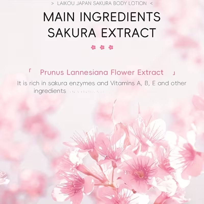 Cherry Blossom Body Cream, a Hydrating Lotion Perfect for Everyday Skincare, Ideal for Holiday Presents And a Wonderful Gift Option for New Year And Valentine'S Day
