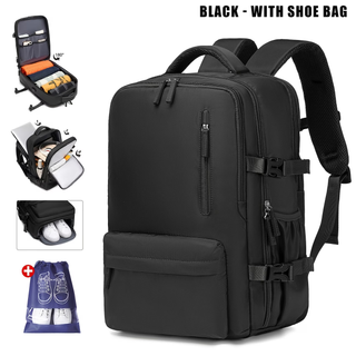 Black - with shoe pockets