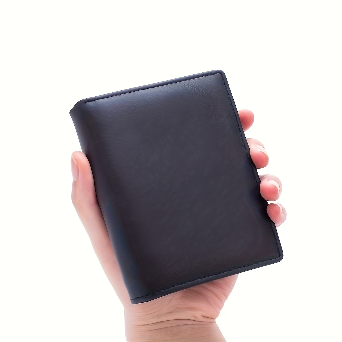 1pc Genuine Leather Wallets for Men Vintage Thin Vertical Short ID Credit Card Holder Money Bag Coin Purse Wallets for Men Women