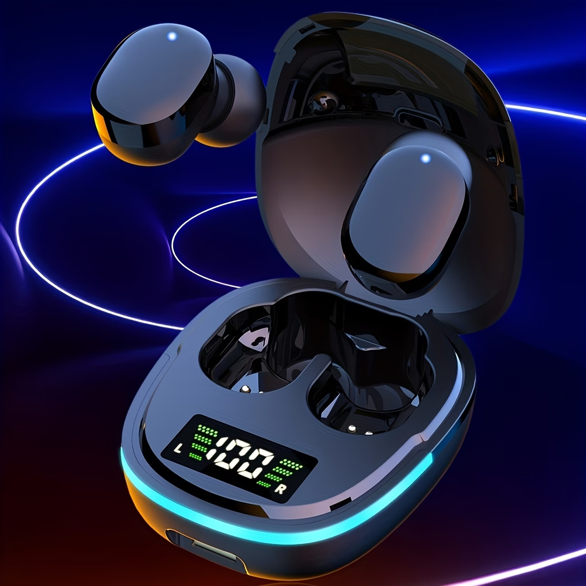 New Wireless Earphones Headphones with LED Display Touch In-EarTWS Wireless Earbuds Sports Music Game Headset for IOS/Android