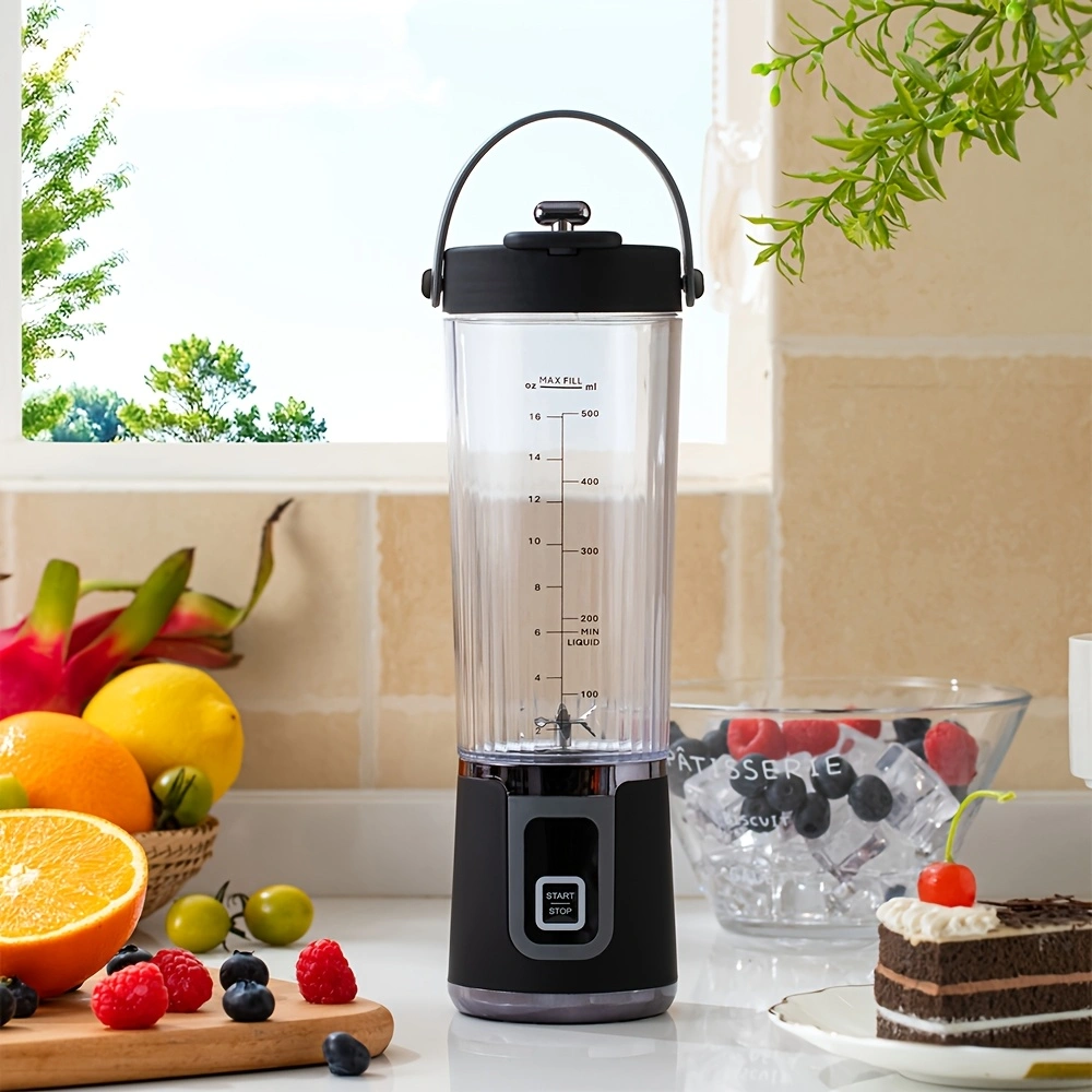 Multifunctional baby food processor, fruit and vegetable juicer, household ice crusher, USB rechargeable portable juicer