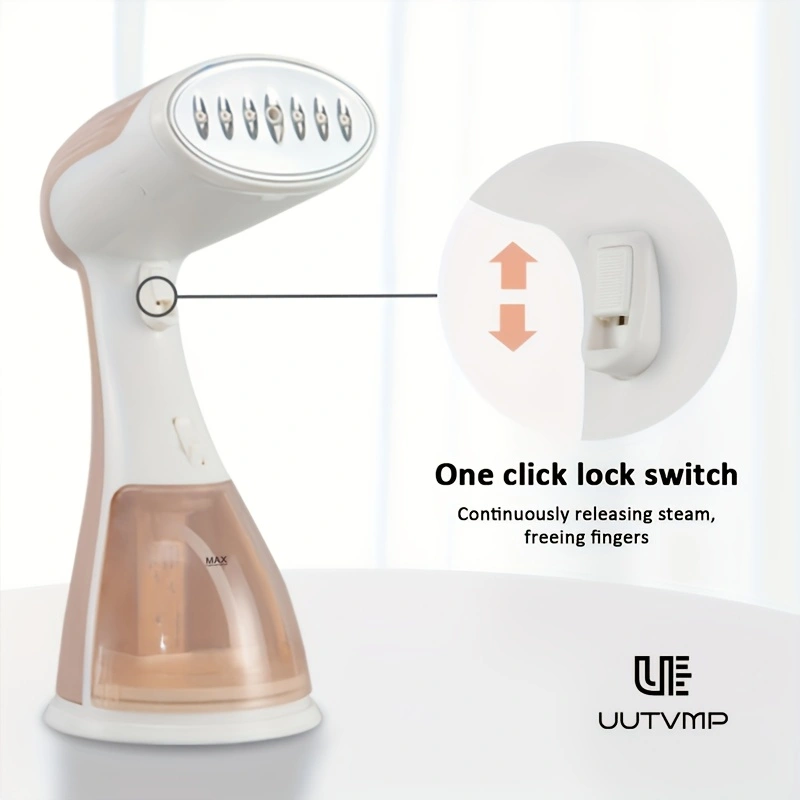 Large Capacity Handheld Garment Steamer | Powerful Steam Iron, 300ML Water Tank, 20s Fast Preheat, Quick Wrinkle Removal, Portable Mini Steamer for All Fabric Clothes