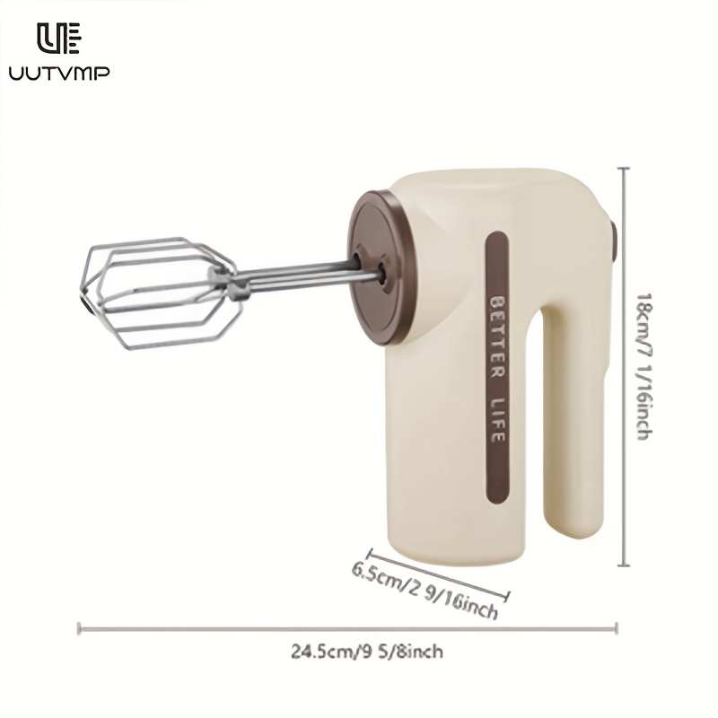 Cordless electric egg beater, household automatic cream whipper, cake baking egg beater, small hand mixer, mixer, egg beater