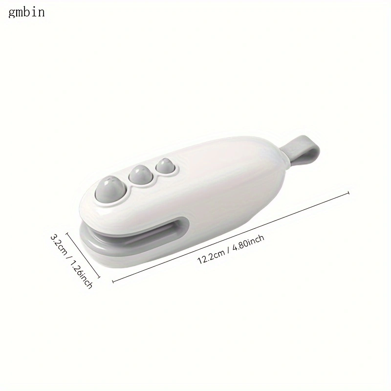Mini sealing machine, small household rechargeable plastic sealer, food moisture-proof and freshness-preserving hand-operated sealing machine, dual-purpose sealing machine, long battery life, compact and portable.