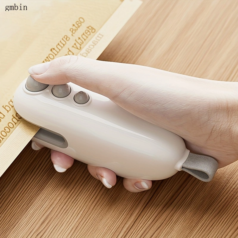 Mini sealing machine, small household rechargeable plastic sealer, food moisture-proof and freshness-preserving hand-operated sealing machine, dual-purpose sealing machine, long battery life, compact and portable.