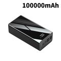30000mAh/50000mAh/100000mAh Portable Mobile Power Bank | 22.5w Super Flash Charging Digital Display, Outdoor Travel Camping Light, Fast Charging Reserve Battery Pack, Large Capacity, Two-way Fast Charging