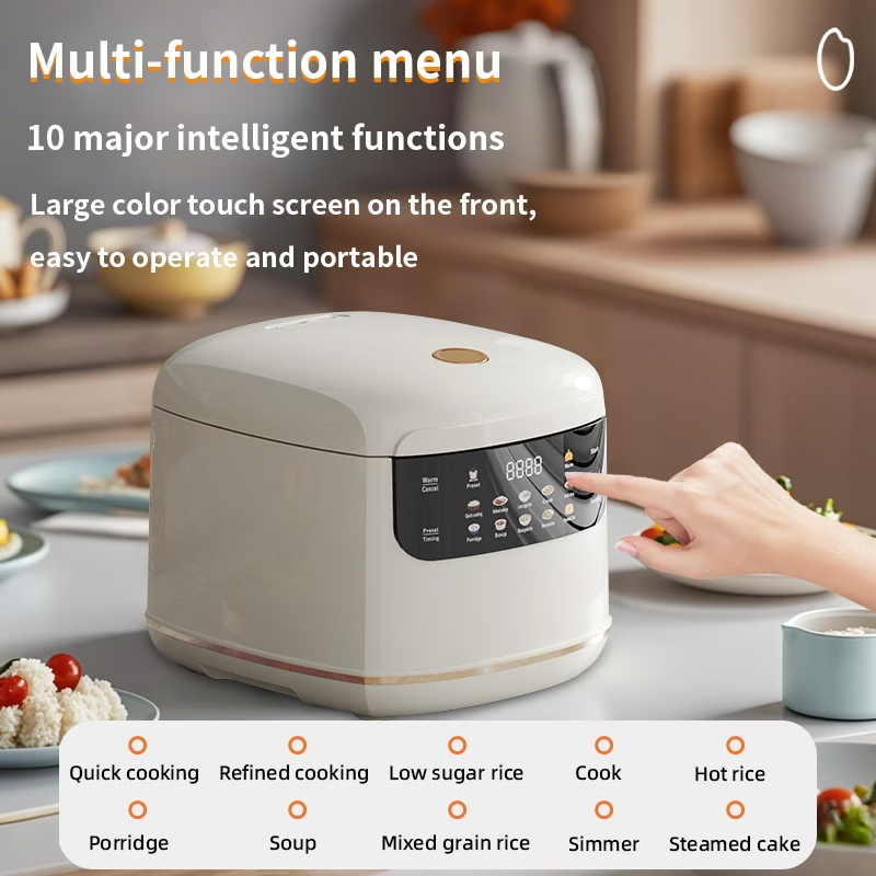 Compact 67.63oz Electric for Rice Cooker And Steamer, Ideal for Travel, Featuring a Multifunctional Design for Cooking for Rice, Porridge, And Soup. It Includes a 24-Hour Timer And a Keep-Warm Function, with a Nonstick Pot, Perfect for Dorms, Homes, Rvs