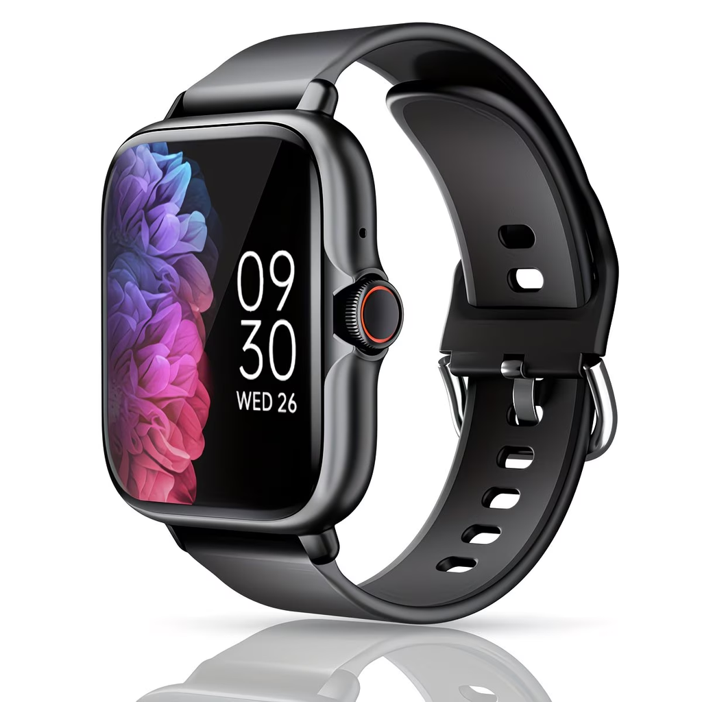 Smart Watch, 1.83'' Full Touch Screen Display with Message, Answer Make Call Smartwatch, Sports Pedometer, Information Alerts, for Iphone/Android Phones, Smartbands Fitness Watch for Women/Men Friend Gift, Birthday Gift