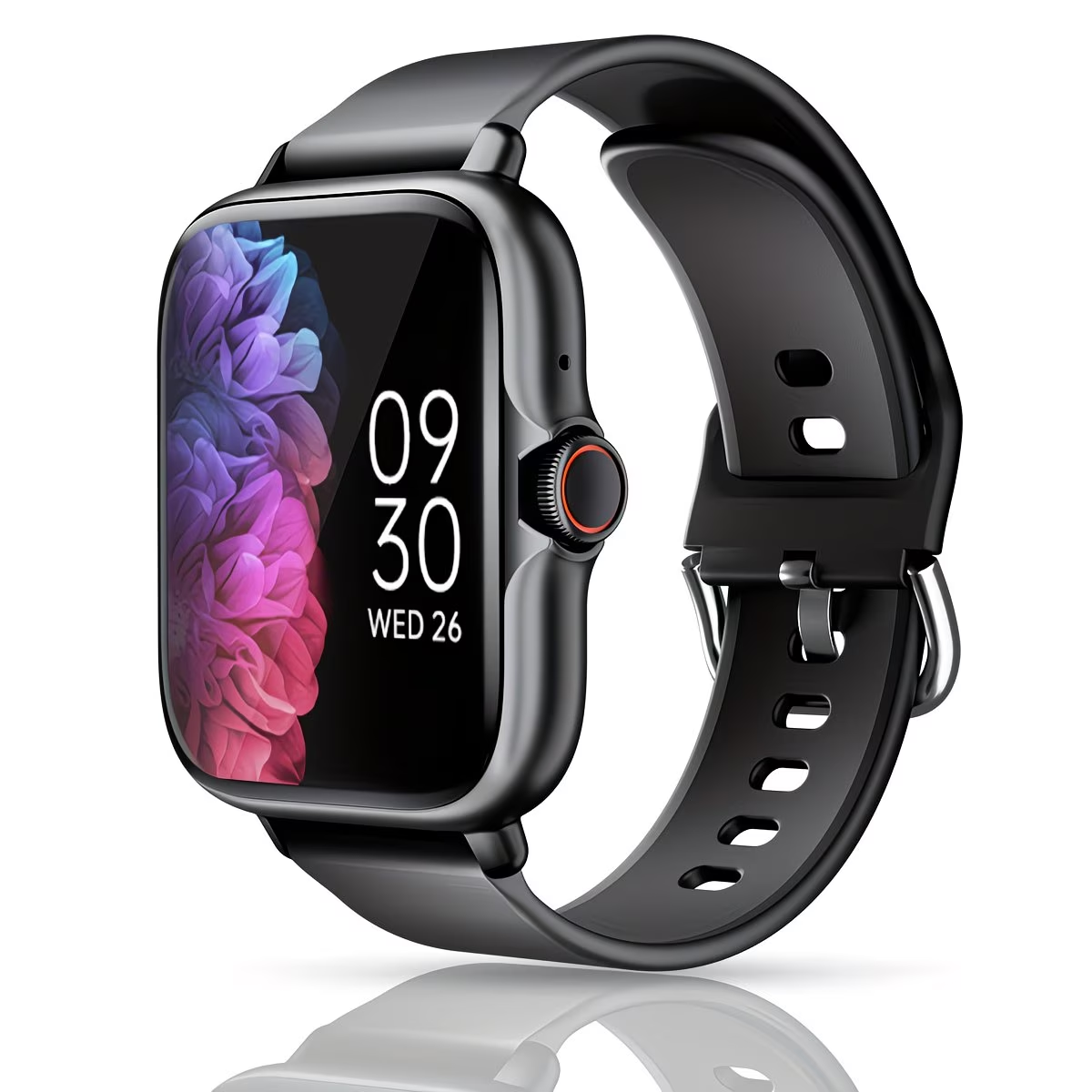 Smart Watch, 1.83'' Full Touch Screen Display with Message, Answer Make Call Smartwatch, Sports Pedometer, Information Alerts, for Iphone/Android Phones, Smartbands Fitness Watch for Women/Men Friend Gift, Birthday Gift
