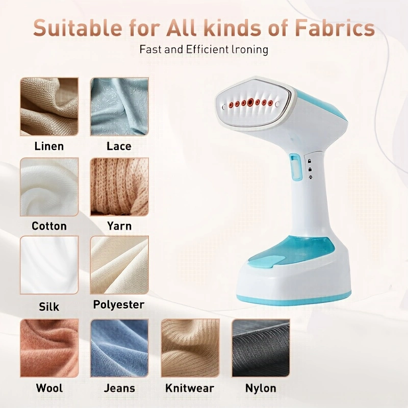 Handheld garment steamer, a must-have for home and travel, a portable iron.