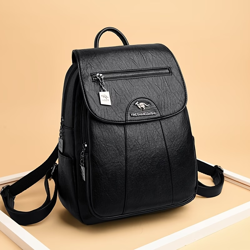 New Large Capacity Women's Backpack, Fashionable Versatile Casual Minimalist Vintage Shoulder Crossbody Bag