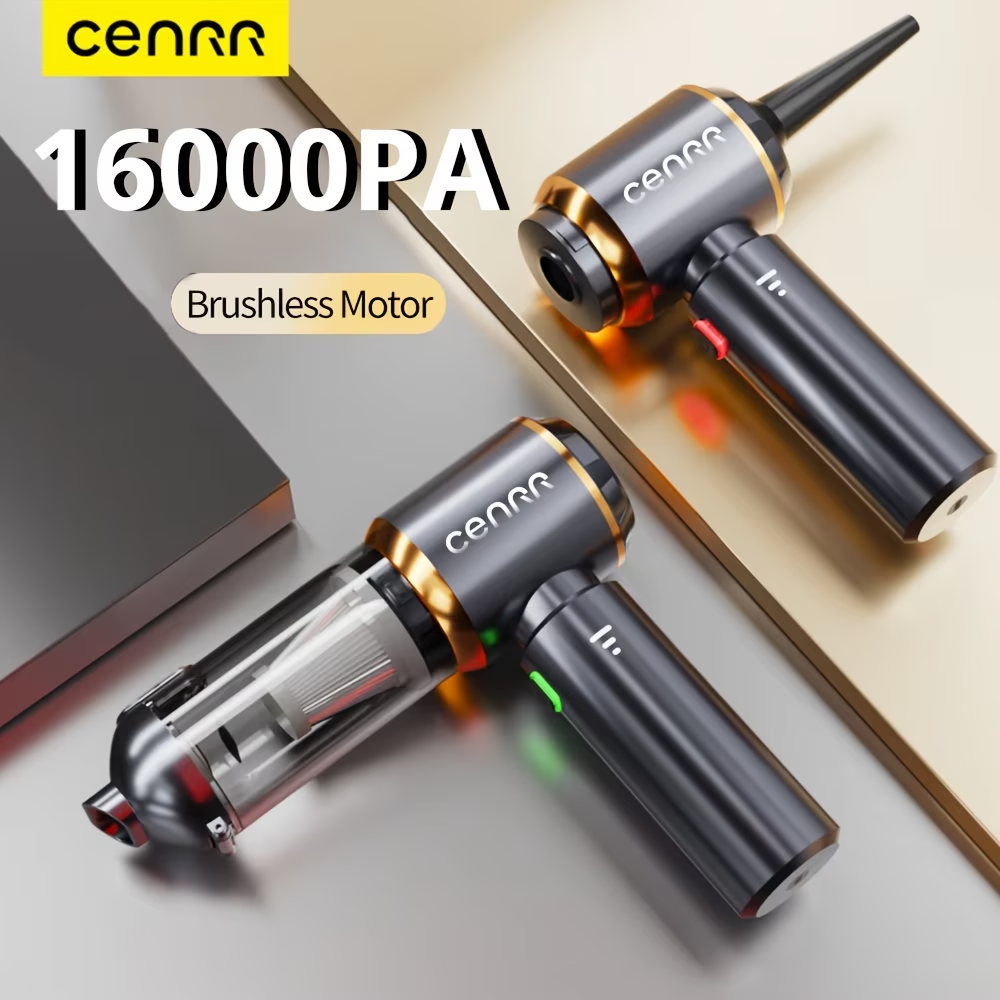 160000PA Car Vacuum Cleaner Portable Cordless Vacuum Cleaner Handheld Wireless Strong Suction Car Cleaner Cleaning Machine Mini Vacuum Cleaner Extractor Vacuum Car Deatiling
