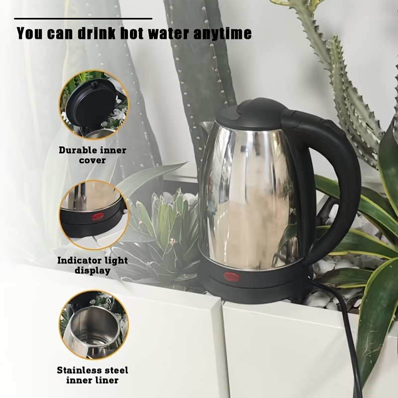 Halloween, Christmas Explosive Food Grade Electric Kettle Stainless Steel, Large Capacity Fast Kettle Automatic Power Off Household Hot Kettle