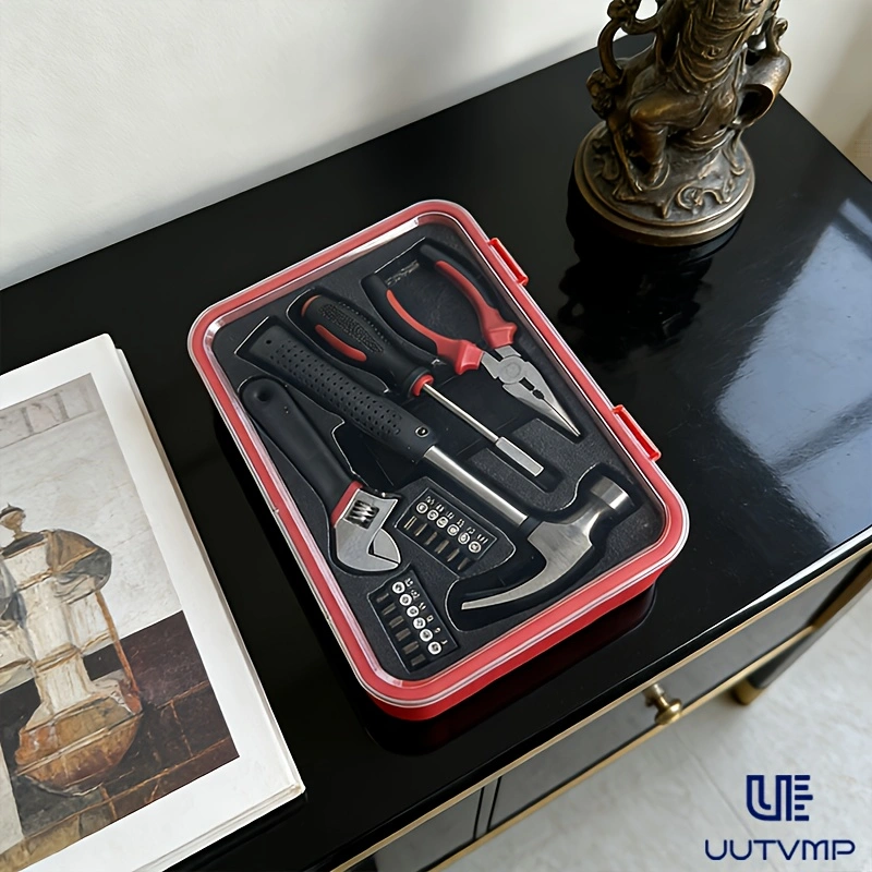 Home Multi-Function Tool Kit - Portable Storage Hardware Toolbox