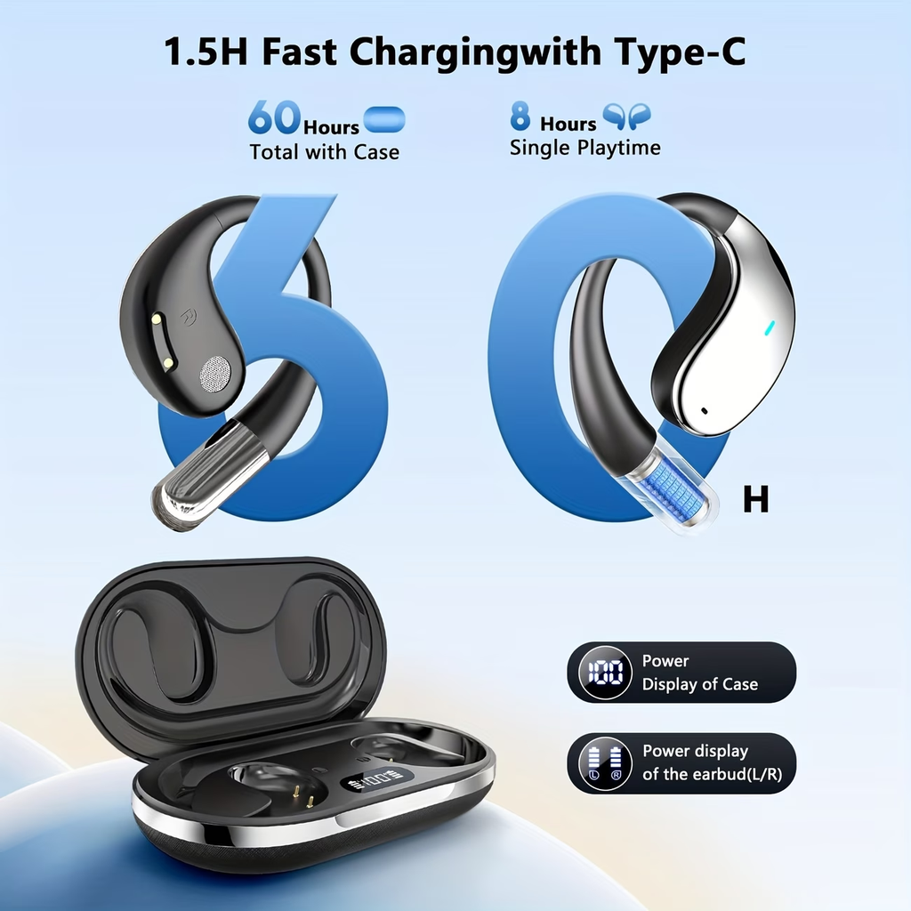 AI Language Translator Earbuds, 156 Languages & Accents Real-Time 3-in-1 Translation Earbuds, Wireless Headphones Fit IOS & Android, Translation Device For Travel Business Learning, 2026 AI Real-Time Translation Earbuds, Wireless 6.1
