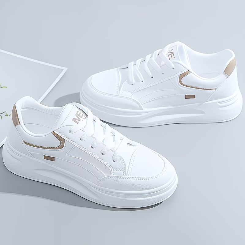 Casual Versatile Sneakers, Sports White Shoes, Women Shoes
