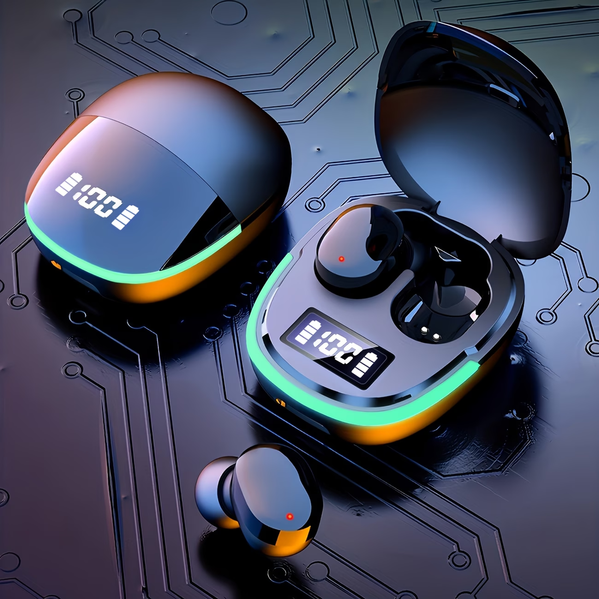New Wireless Earphones Headphones with LED Display Touch In-EarTWS Wireless Earbuds Sports Music Game Headset for IOS/Android