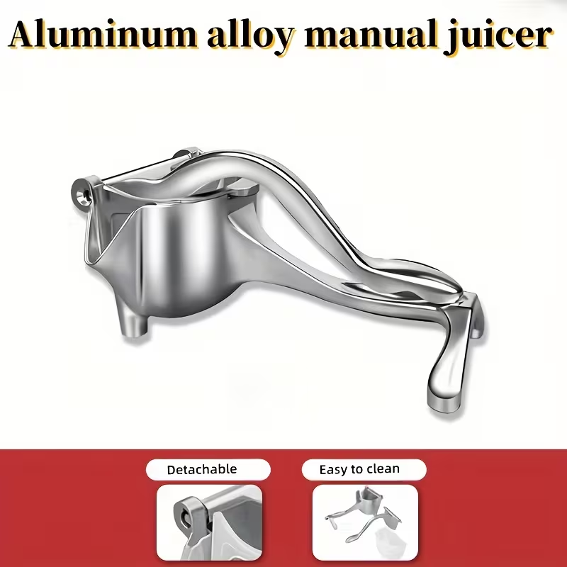 Manual Juicer with a Non-Slip Base, Lemon Juicer, Versatile Manual Juicer, Aluminum Alloy Fruit Juicer, Juicing Clamp