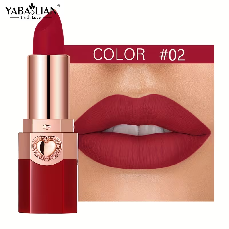 12 Colors High Pigment Long Lasting Lipstick | Waterprrof Cosmetic Matte Lipstick