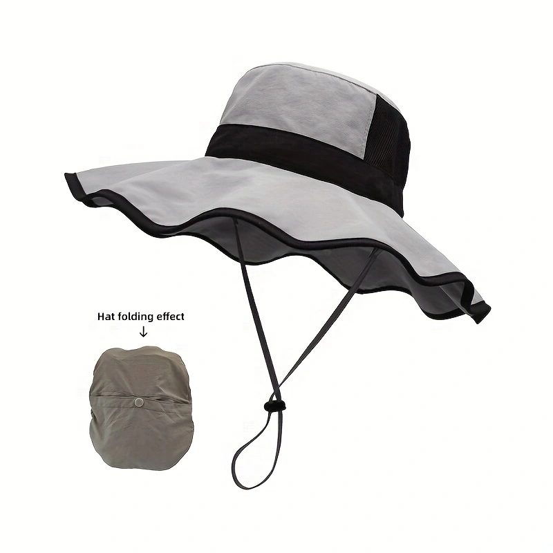 Outdoor sun hat, effectively blocks ultraviolet rays, flatters face shape, sun hat.