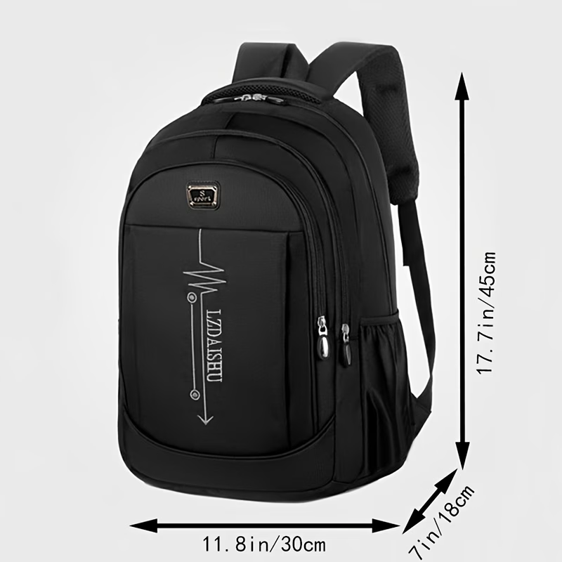 Spring New Style Men'S Casual Business Travel Backpack, Large Capacity School Bag for Women, Laptop Bag for Men [Zipper Pull Direction