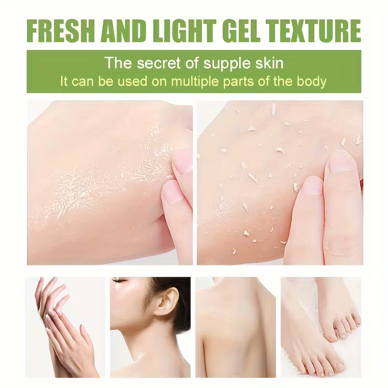 1 Piece Salicylic Acid Cleansing Scrub Gel • With Aloe, Rose, and Chamomile • Deep Skin Cleansing and Hydration • Suitable for All Skin Types • For Both Men and Women