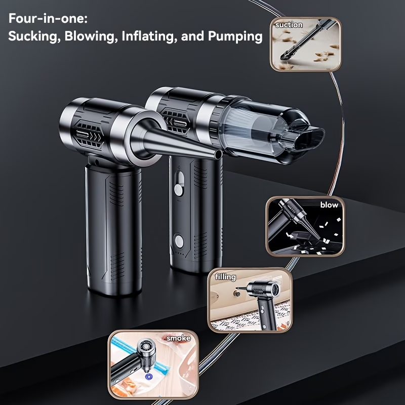 High-Quality Cordless Car Vacuum - Compact And Powerful Suction for Vehicle And Home Use