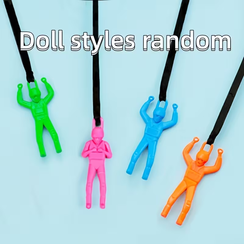 Tangle Parachute Figures Hand Throw Soliders Square Outdoor Youngsters's Flying Toys