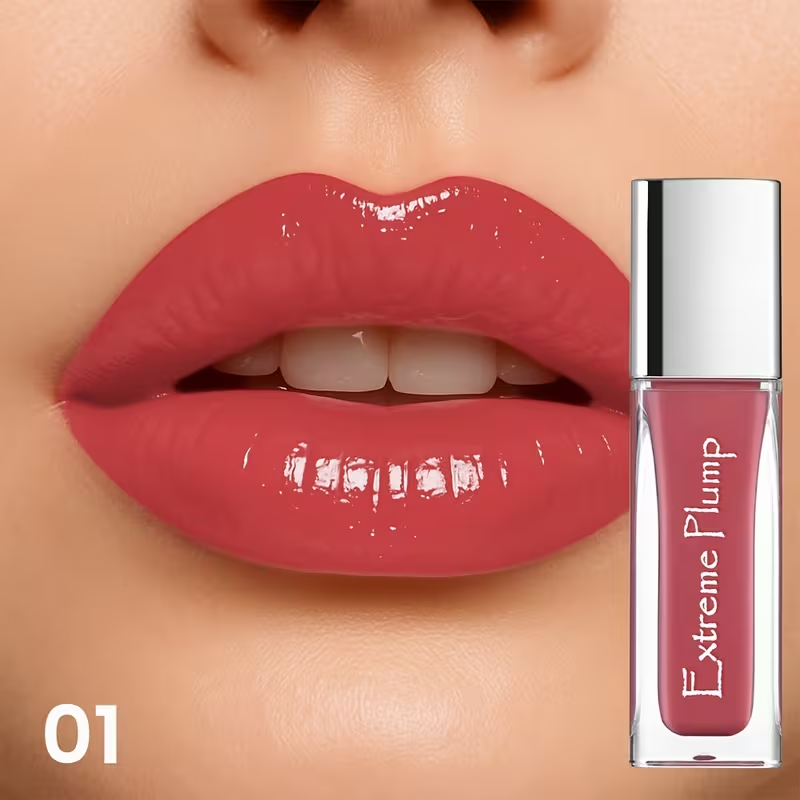 Water-Glow Mirror-like Lip Gloss, Moisturizing and Hydrating, Water-Resistant and Sweat-Proof, Suitable for Daily Makeup, Gift for Women on Special Occasions