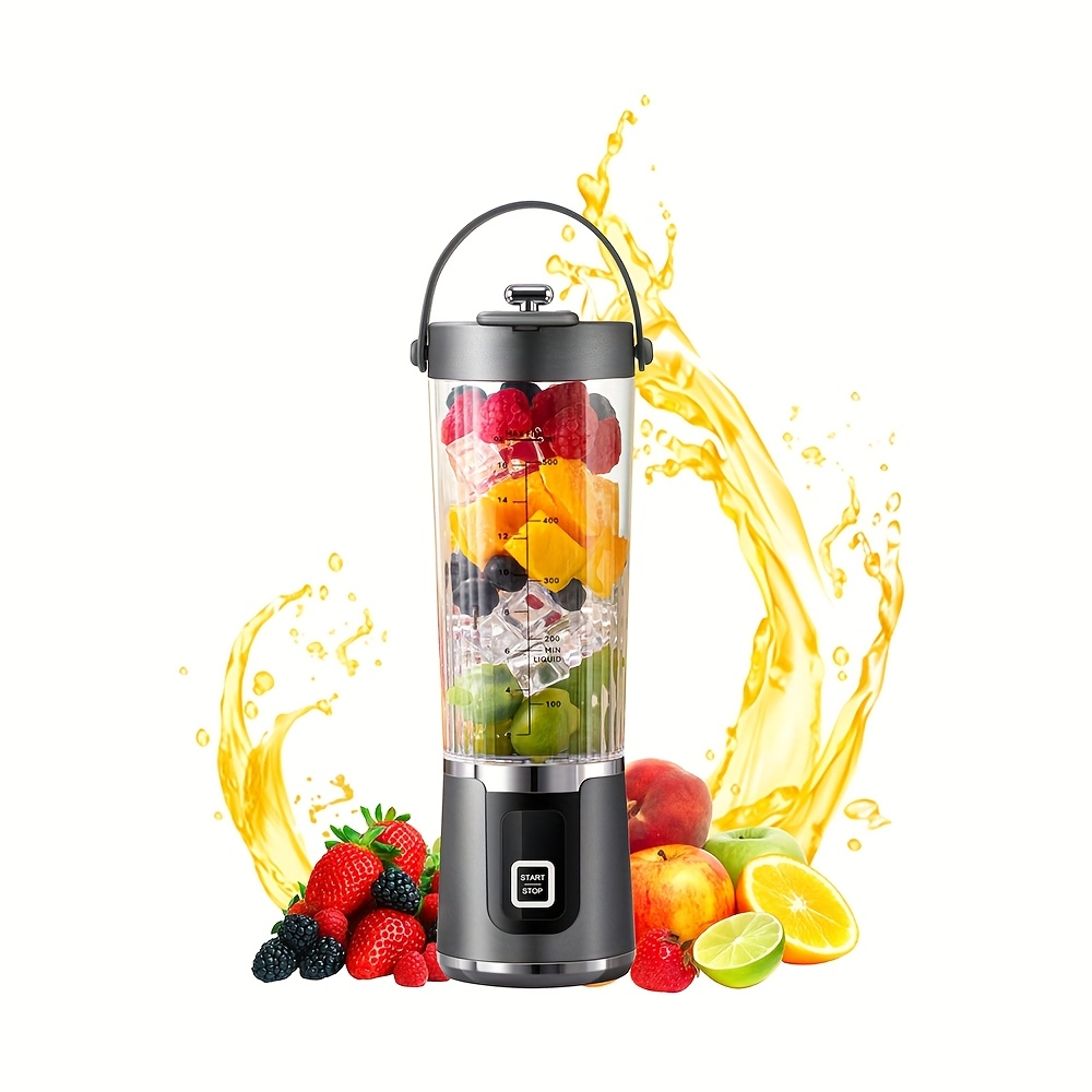 Multifunctional baby food processor, fruit and vegetable juicer, household ice crusher, USB rechargeable portable juicer